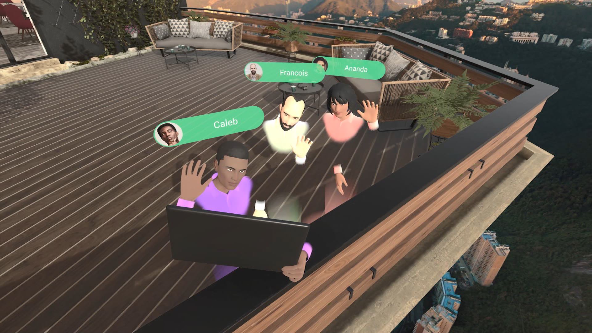 Social VR meeting